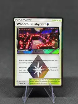Wondrous Labyrinth Prism Star - 158/181 - Pokemon Team Up Sun Moon Rare Card NM - Image 1