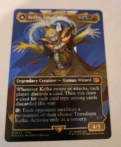 Magic The Gathering Final Fantasy Kefka Borderless Design Surge Foil Card 0543 - Image 3