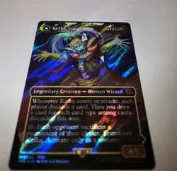 Magic The Gathering Final Fantasy Kefka Borderless Design Surge Foil Card 0543 - Image 4