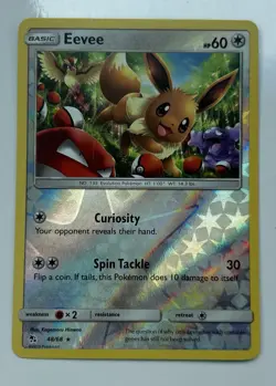 Eevee 48/68 Reverse Holo Rare Hidden Fates Pokemon Card VLP - Image 1