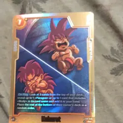 Bandai Dragon Ball Super Card Game Kakarot FB08-076 Battle R Alt Art Holo - Image 1