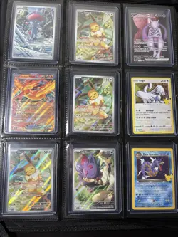 Pokemon Card Binder Collection - GOAT ARMOR - SIRS, IRS, PROMOS ETC : 115 Cards - Image 1