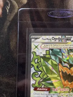 Teal Mask Ogerpon ex SVP166 Black Star Promo Full Art Holo Pokemon Card NM - Image 2