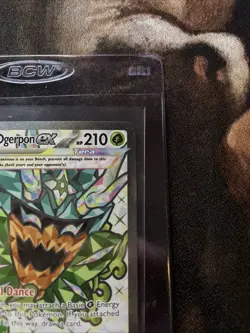 Teal Mask Ogerpon ex SVP166 Black Star Promo Full Art Holo Pokemon Card NM - Image 5