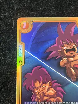 Kakarot FB08-076 R* Yellow Visual Art Dragon Ball Super Fusion World Card Game - Image 2