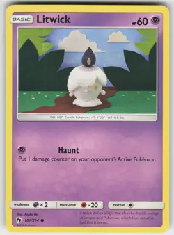 Litwick Common SM - Lost Thunder 101/214 Pokemon - Image 1