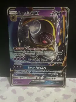 Lunala GX SM17 Sun & Moon Black Star Promo Pokemon Card - Image 1