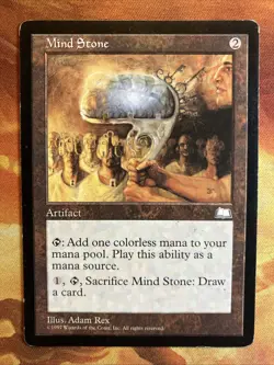 MTG 2 x Mind Stone (MP,LP) 1 x Xanthic Statue Weatherlight Played Condition!! - Image 2