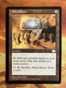 MTG 2 x Mind Stone (MP,LP) 1 x Xanthic Statue Weatherlight Played Condition!! - Image 4