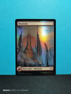 FOIL FULLART Mountain / Gebirge - MTG Magic - Image 1