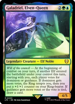 MTG - Galadriel, Elven-Queen - Foil - Lord of the Rings Commander - Magic - Image 1