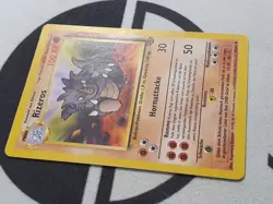 Pokemon Karte Rizeros 45/64 Dschungel Set 1999 Jungle Pokemon TCG Rhydon - Image 4
