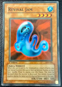 YUGIOH REVIVAL JAM SUPER RARE 1ST EDITION LON-006 NM - Image 1