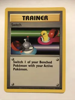 Pokemon TCG Switch Base Set 95/102 Regular Unlimited common Trainer Card - Image 1