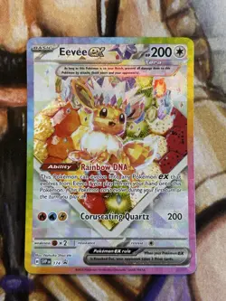 Eevee ex #174 Pokemon S&V English SPC Black Star Promo Card Holo English - NM 🔥 - Image 1