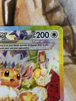 Eevee ex #174 Pokemon S&V English SPC Black Star Promo Card Holo English - NM 🔥 - Image 2