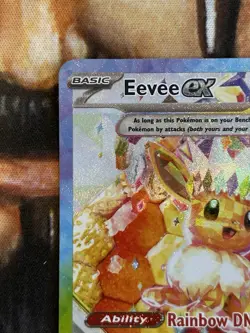 Eevee ex #174 Pokemon S&V English SPC Black Star Promo Card Holo English - NM 🔥 - Image 3