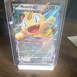 The Pokemon Company Meowth EX Holo Rare POR 062/088 170HP English - Image 1