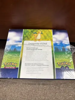 Pokemon GO Premier Deck Holder Box Dragonite VStar Collection Sealed New - Image 2