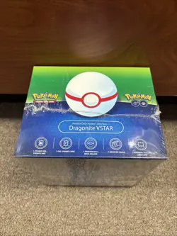 Pokemon GO Premier Deck Holder Box Dragonite VStar Collection Sealed New - Image 3