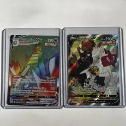 Pokemon Duraludon V & VMAX Rainbow Rare 198/203 219/203 Evolving Skies - NM - Image 1