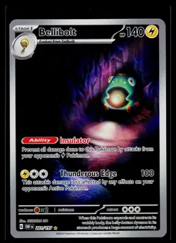 Bellibolt - Illustration Rare NM # 201/197 Pokemon OBF - Image 1