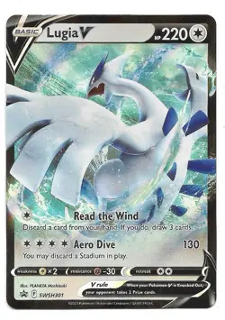Lugia V SWSH301 SWSH: Sword & Shield Promo Cards Holo Pokemon NM - Image 1