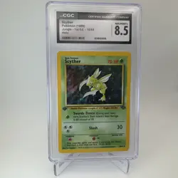 1999 Pokemon Jungle #10 Scyther-Holo 1st Edition CGC 8.5 - Image 2