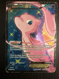 Mew EX (Full Art) RC24/RC25 Legendary Treasures: Radiant Collection Holo DMG - Image 1