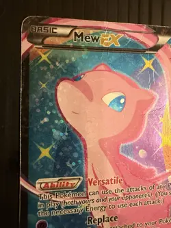 Mew EX (Full Art) RC24/RC25 Legendary Treasures: Radiant Collection Holo DMG - Image 2
