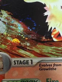 Pokemon TCG SWIRL Arcanine ex 83/92 Legend Maker Holo Silver Border - Image 2