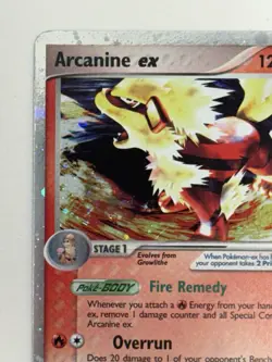 Pokemon TCG SWIRL Arcanine ex 83/92 Legend Maker Holo Silver Border - Image 3