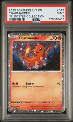 Charmander 047 (Cosmos Holo) - Sv: Scarlet & Violet Promo Cards Holo (PSA 9) - Image 1