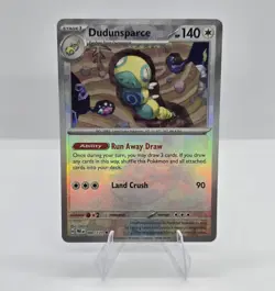 Dudunsparce Prismatic Evolutions Master Ball Reverse Holo Pokemon TCG 080/131 - Image 1