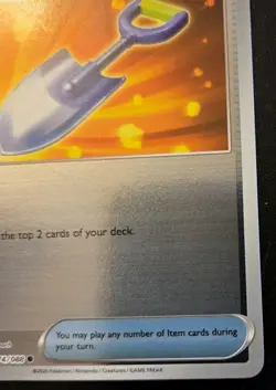Hole-Digging Shovel 074/088 Reverse Holo Common Perfect Order Pokemon TCG - Image 5