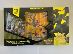 Pokemon TCG Pikachu & Zekrom-GX Premium Collection Box English 2021 - Image 1