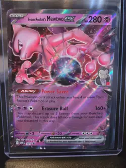 Team Rocket's Mewtwo ex 205 Sv: Scarlet & Violet Promo Cards Holo - Image 1