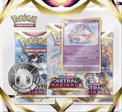 Pokemon Astral Radiance 3 Pack Blister - Sylveon - Image 1