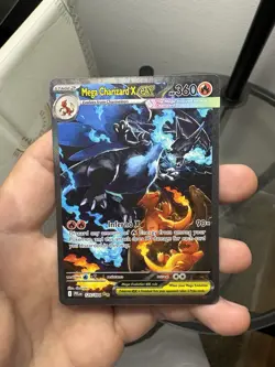 Pokemon TCG Mega Charizard X ex 125/094 Phantasmal Flames Holo SIR - Image 1