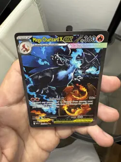 Pokemon TCG Mega Charizard X ex 125/094 Phantasmal Flames Holo SIR - Image 2