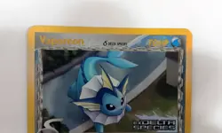 Vaporeon 18/113 Pokemon EX Delta Species 2005 Stamped Reverse Holo Rare - LP - Image 4