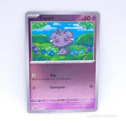 NM - Espurr 033/088 Rev Holo Pokemon Perfect Order Pokemon Mega Evolutions 03 - Image 1