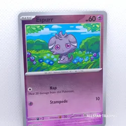 NM - Espurr 033/088 Rev Holo Pokemon Perfect Order Pokemon Mega Evolutions 03 - Image 2