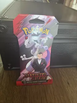Pokemon TCG Scarlet & Violet Destined Rivals Booster Pack, 10 Cards, New Sealed - Image 1