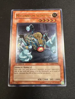 Yu-Gi-Oh! Millennium Scorpion (NM) (ULT) 1st Edition TLM-EN009 Ultimate Rare - Image 1