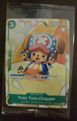 One Piece TCG Tony Tony Chopper OP09-029 Alternative Art Promo Card Sealed - Image 1