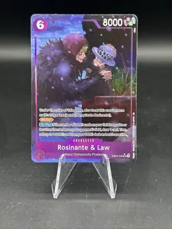 One Piece TCG Rosinante and Law EB04-038 Super Rare ALT ART - Image 1