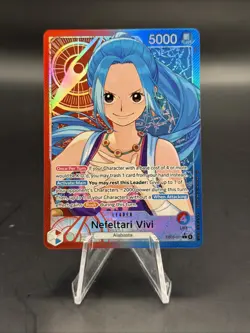 One Piece TCG Nefeltari Vivi Alternate Art L Leader EB03-001 EB-03 English NM - Image 1