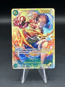 One Piece Carrying On His Will Monkey .D. Luffy OP13-118 SEC English - Image 1