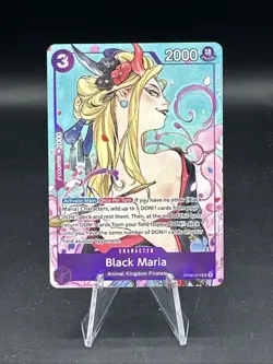 One Piece TCG Black Maria OP08-074 SR Full Art PROMO Holo C - Image 1